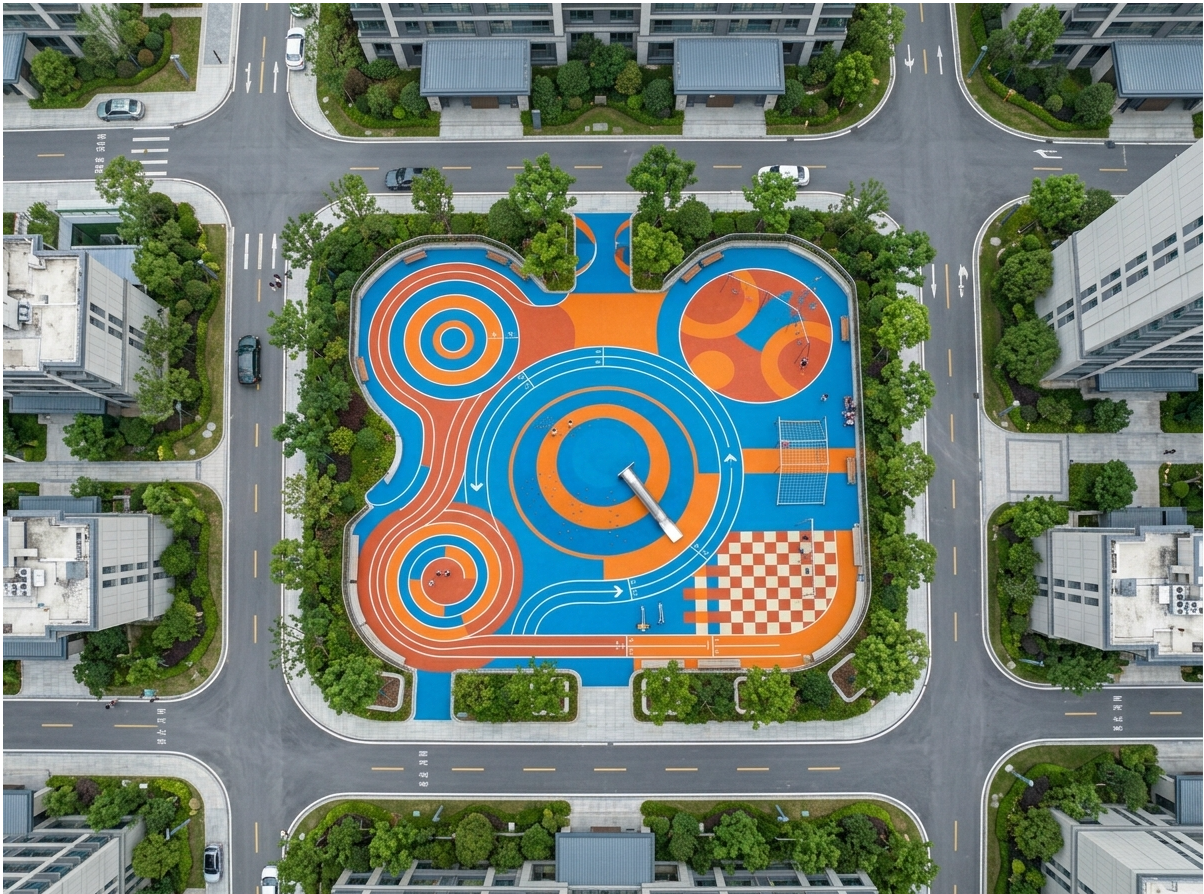 吉安市学校塑胶跑道EPDM塑胶跑道 - 方案