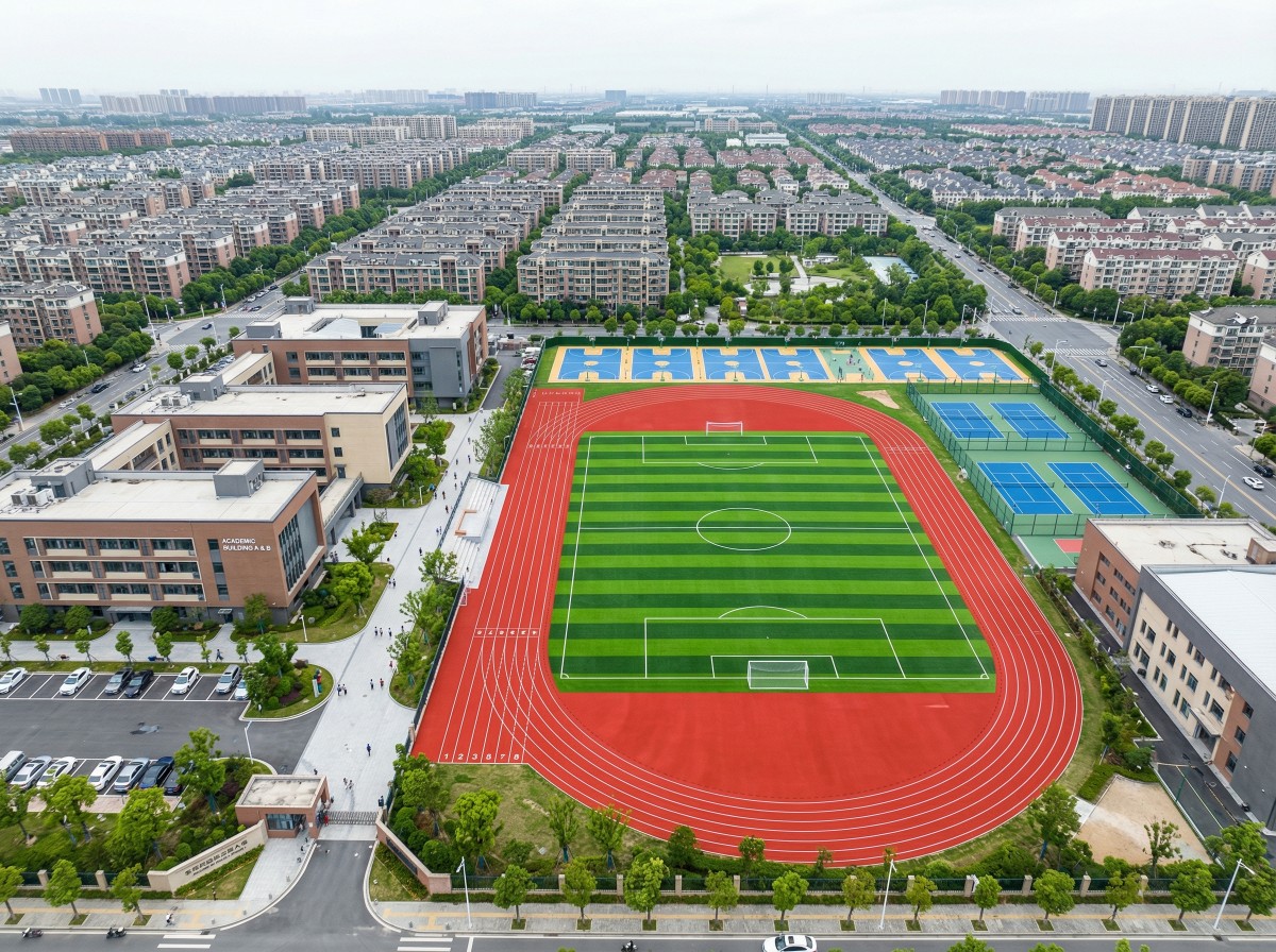 吉安市硅PU篮球场混合型塑胶跑道 - 一站式服务